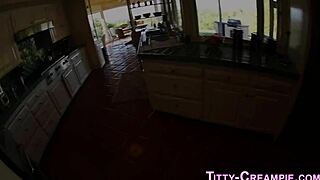 damn, this cougar's juggs are getting fucked hard with that monster cock