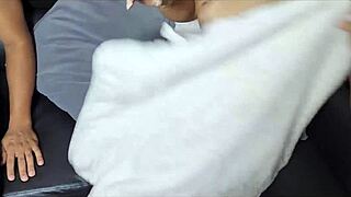 Paying debts with my cute ass feeling intense pleasure as they fuck my pussy and cum on me