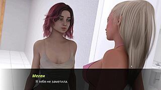 Beautiful boobs and hot blowjob action in Echoes of Lust game