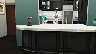 mature woman helps stepson with sex in his room