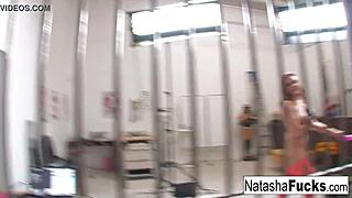 busty natasha nice, damn, check out her killer curves and badass vibe!