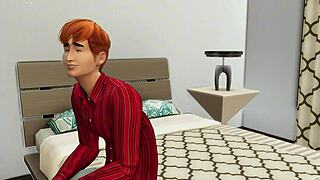 mature woman helps stepson with sex in his room