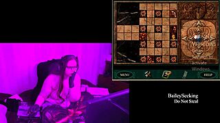 Blackmoor Manor Play Through Part 7 With Brunette's Big Natural Tits Naked