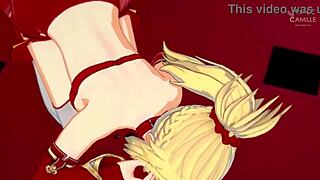 Mordred from Fate Apocrypha masturbating you to finish inside