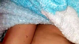 morning fun with wet cock in early light