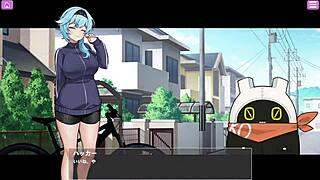 takeaway delivery person with huge tits and curvy body