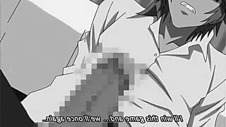 Watch this anime footjob scene unfold.