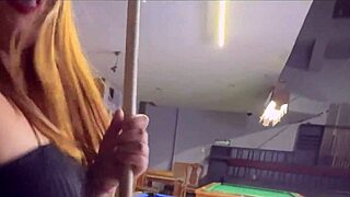 pool employee fucks the fat whore doggystyle and creampies her!