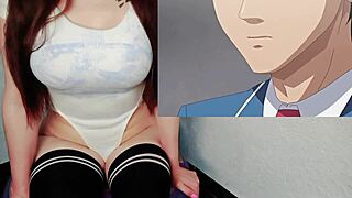 El Unico Hombre En Un Colegio De Mujeres Y Se Las Coje - Hentai Kyonyuu Reijou Ep 1