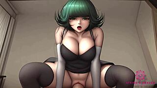 personal first-person pov with tatsumaki riding cock until creampie