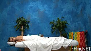 suggestive massage session in this porn tube video