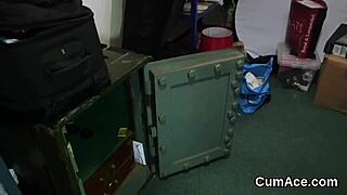 this nasty centerfold takes a huge jizz load on her face, swallowing every drop