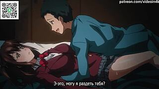 Upscaled hentai animation in high definition at 60 fps