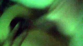 girl rides cock with dildo