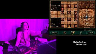 Blackmoor Manor Play Through Part 7 With Brunette's Big Natural Tits Naked