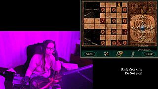 Blackmoor Manor Play Through Part 7 With Brunette's Big Natural Tits Naked