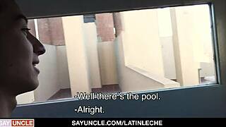 Man, I’m so nervous, first time with this tattooed Latino hunk topping me... dang