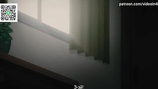 Upscaled hentai animation in high definition at 60 fps