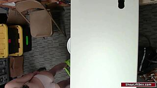Lucky Officer Pounds Hot Shoplifter Hard