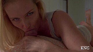 Feeling the best blowjob deepthroat with big cock milf