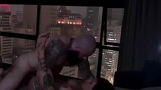 romantic encounter with kissing and touching