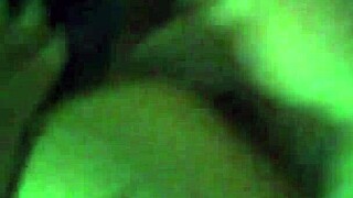 girl rides cock with dildo