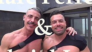 gay power in spanish european pornstar scene with cumshot