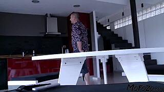 northern european amateur rides rough dick for orgasm