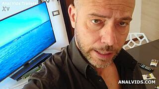 Crazy quarantine ends with marco nero's dp, dap, creampie, and facial! 😈