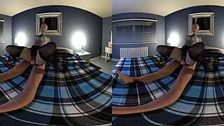 nylon 3d vr stereoscopic preview with monster cock