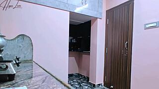 I sneak sex with the maid in the kitchen while her husband’s away