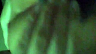 girl rides cock with dildo