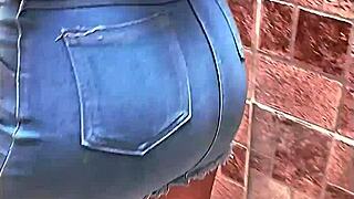 Hot milf gets a hard cock in her tight ass for money