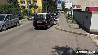 Anime Brunette Licks So Well in Hot Taxi Hentai Scene