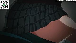 Upscaled hentai animation in high definition at 60 fps