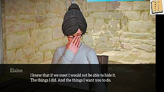 in my new family, the old hentai characters explore small tits and erotic scenes