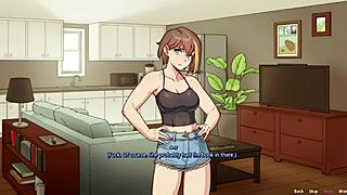 Big boobs futa says to her sexy bestie, 'let's play this hentai game with toys and sex.'