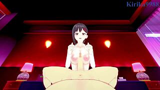 Can Kobeni Higashiyama survive Makima's intense creampie in Chainsaw Man hentai?