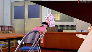 Android 21 transforms in sheer Dragon Ball fantasy