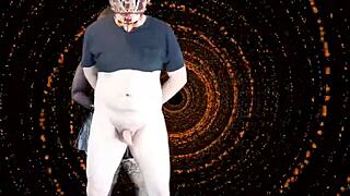 Mistress guides beta through mindless jerk off trance