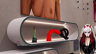 Nasty dean plays her game in the brothel.