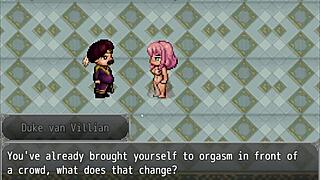 Henteria Chronicles 3 pixel art game with wild cowgirl riding in part 8