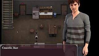 Beautiful anime game with big tits and anal sex