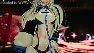 Watch this cyber babe striptease and get her clothes ripped for fucking