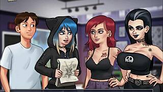 in summertime saga 119, the big tits are on display