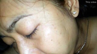 Vietnamese sister-in-law eagerly sucks big cock for cum in mouth during scandalous sex.