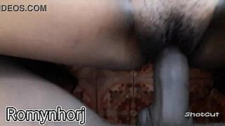 Novinha's Big Ass Shaved Pussy With Friend's Big Dick