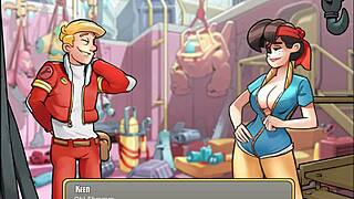 Valerie plays space rescue game with monster cock cum in 3d hentai