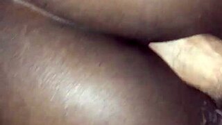 Tinder date bent over for thick cock