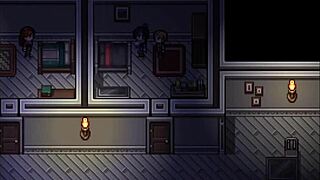 receiving a double spanish from two busty milfs in hentai zombies retreat part 12!